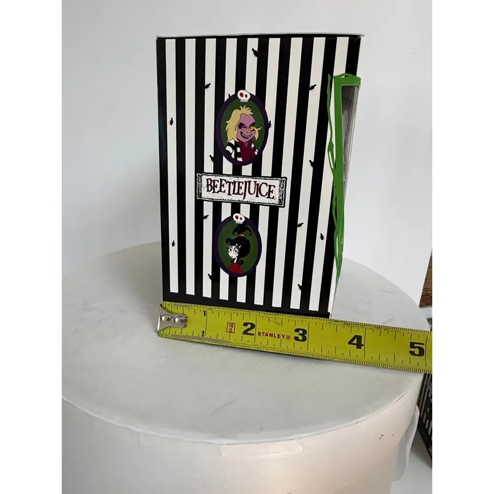 Beetlejuice CultureFly Vinyl Figure 4.5in Horror Goth Striped Suit Boxed TV 2024
